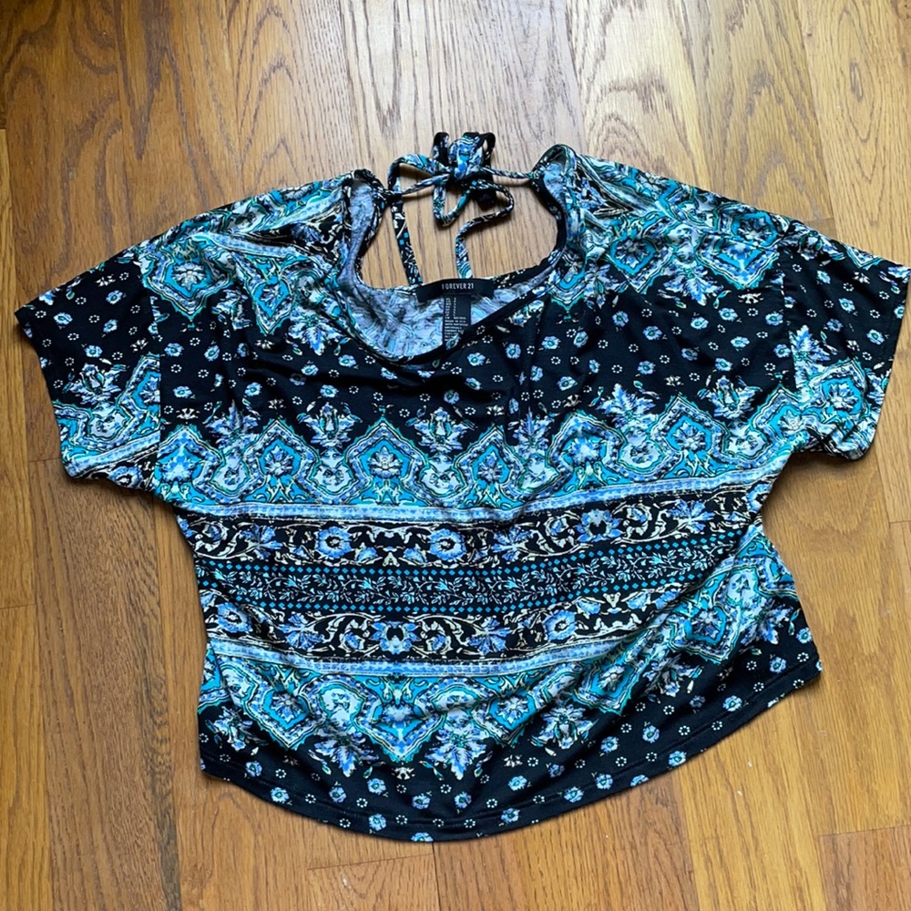 Patterned Forever 21 top